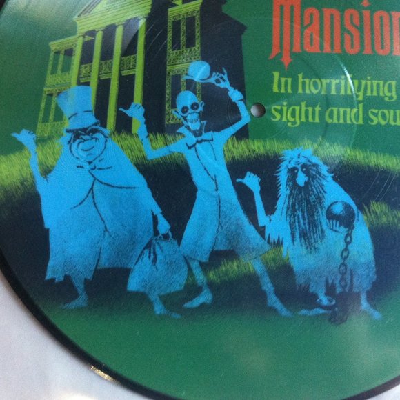 Disney Parks Haunted Mansion Vinyl Record Attraction Soundtrack Picture Disc - Picture 3 of 10